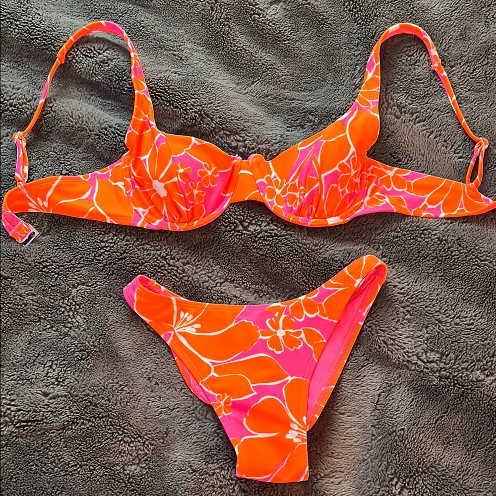 Vibrant Floral Bikini Set